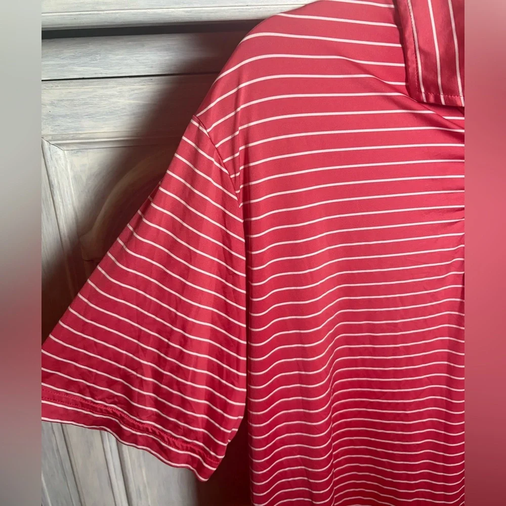 Ralph‎ Lauren RLX  M3 Short Sleeve Performance Polo Shirt Golf Outdoors Salmon